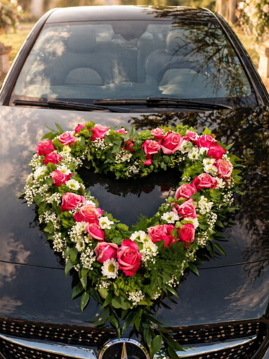 Autodeko Hochzeit