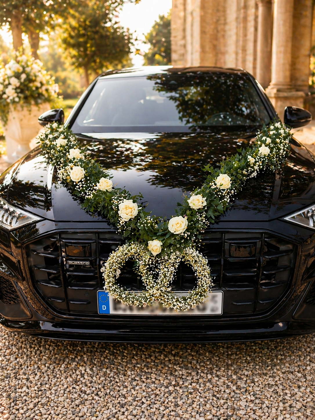 Autodeko Hochzeit