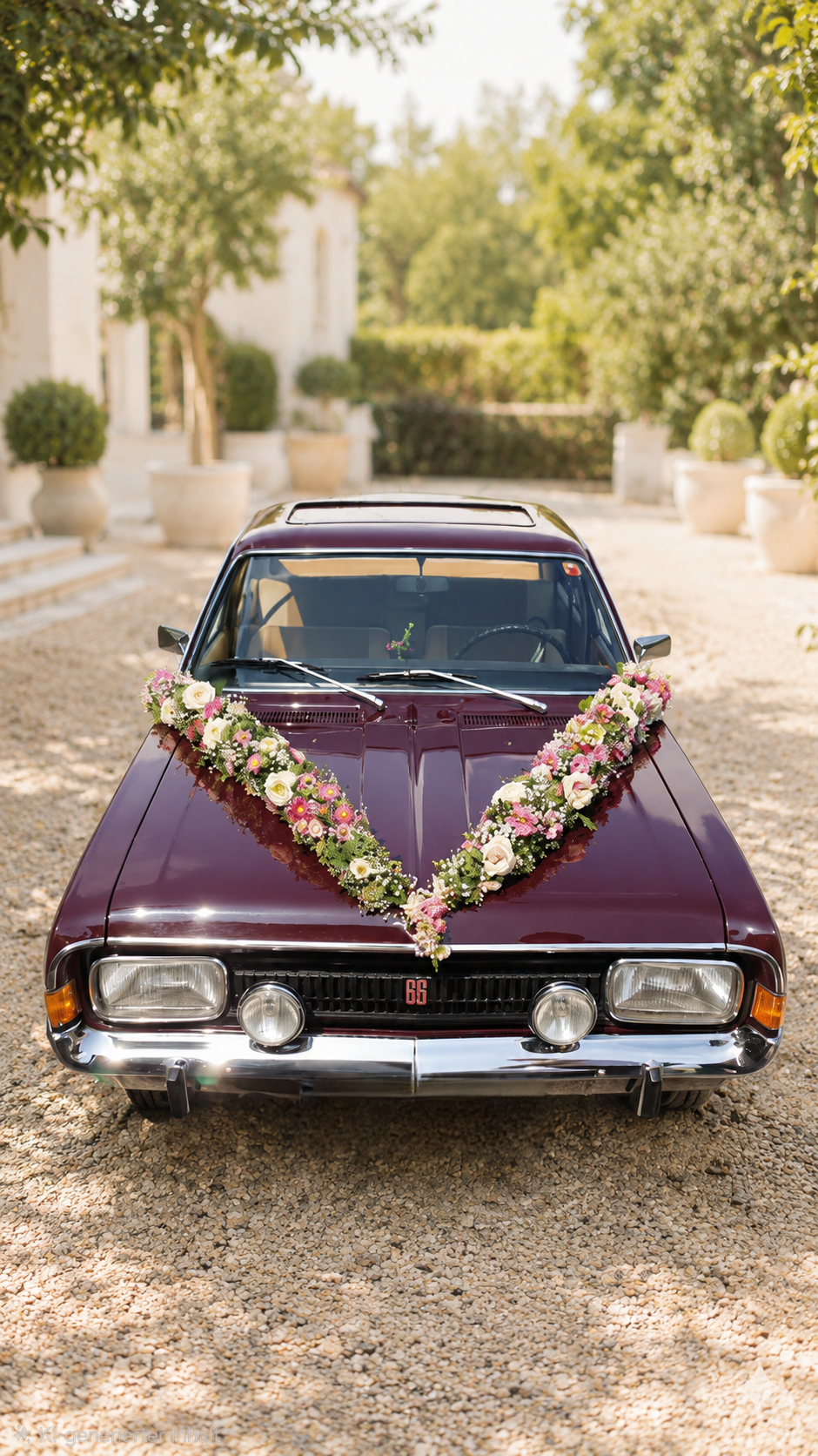 Autodeko Hochzeit